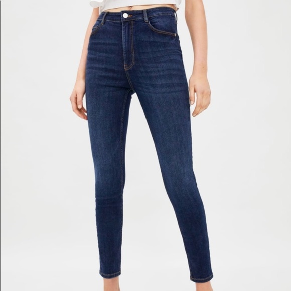 Nwt Zara Super Hirise Sculpt Jeans In 0 